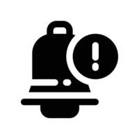 notification icon. glyph icon for your website, mobile, presentation, and logo design. vector