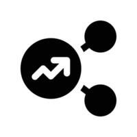 share icon. glyph icon for your website, mobile, presentation, and logo design. vector