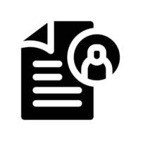 form icon. glyph icon for your website, mobile, presentation, and logo design. vector