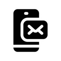 send email icon. glyph icon for your website, mobile, presentation, and logo design. vector
