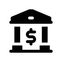 banking icon. glyph icon for your website, mobile, presentation, and logo design. vector