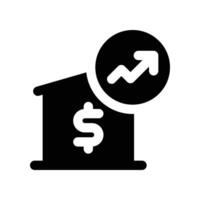 asset management icon. glyph icon for your website, mobile, presentation, and logo design. vector