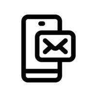send email icon. line icon for your website, mobile, presentation, and logo design. vector