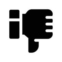 dislike icon. glyph icon for your website, mobile, presentation, and logo design. vector