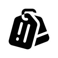 tag icon. glyph icon for your website, mobile, presentation, and logo design. vector
