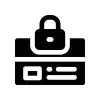 payment secure icon. glyph icon for your website, mobile, presentation, and logo design. vector