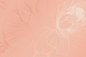 An Elegant Floral Background Featuring Subtle Peach Tones with a Touch of Sophistication. This beautifully crafted floral design features soft peach hues, ideal for elegant branding and design. vector