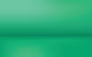 Green studio background. Empty room or space for backdrop, product and presentation vector