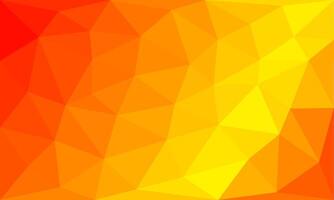 Orange and red color gradient texture. Modern geometric polygon background illustration template for decoration, surface, advertising, idea, artwork, landing page, banner, poster, display vector