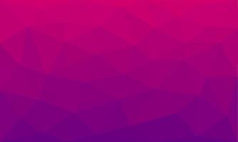 Abstract pink and magenta gradient background. Geometric triangle gradation art backdrop template vector