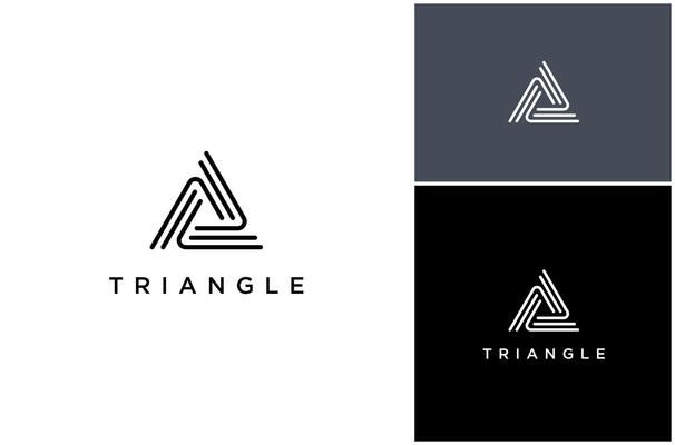 Abstract Triangle Geometry Geometric Symmetry Line Art Linear Logo Design Illustration