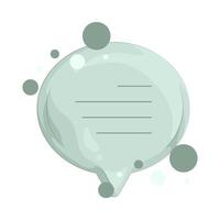 illustration of Animated Message Bubbles vector