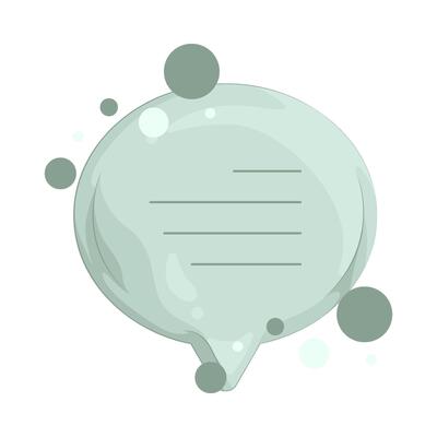 illustration of Animated Message Bubbles