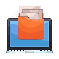 Work Folder illustration vector