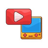 Click the Play Button vector