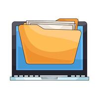 illustration of Folder Access vector