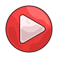 illustration of Access the Play Button vector