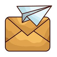 illustration of share message vector