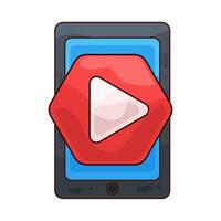 illustration of Active Play Button vector