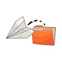 Send Folders Easy illustration vector