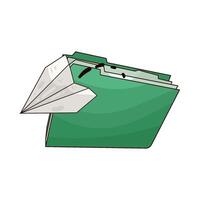 illustration of Share Secure Folder vector