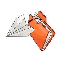 illustration of Folder Share Process vector