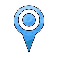 illustration of Active Location Pin vector