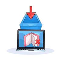 Delete Folders to Free Up Space vector