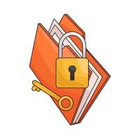 Protect Data with Locked Folders vector