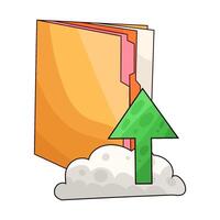 Folder Upload Process Runs Smoothly vector