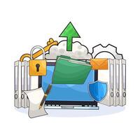 Fast Folder Upload vector