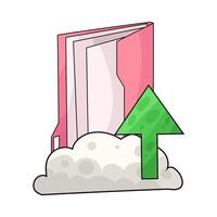 Navigate the Folder and Start Uploading vector