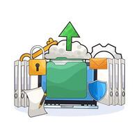 Upload Folder Data vector