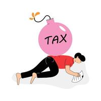 Avoid unexpected tax issues with proper financial planning vector