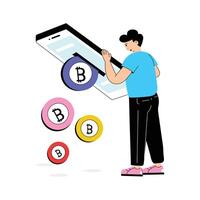Process and manage received payments efficiently and securely vector