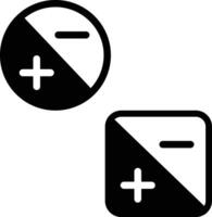Quantity of light settings for camera icon. flat style. vector