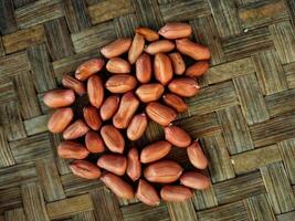 Peanuts in the shape of love photo