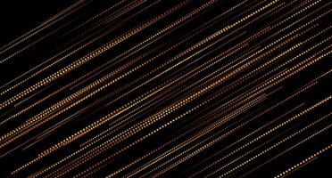 Glowing golden dotted lines abstract background vector