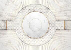 Golden and grey round grunge abstract background vector