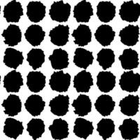 Aesthetic Contemporary printable seamless pattern with abstract line, dot, shape brush stroke in black and white colors. Boho background in minimalist style Illustration for wallpaper fabric vector