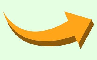 Forward arrow isolated on bright background for direction, queue, progress symbol vector