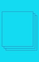 Line frame isolated on blue background vector