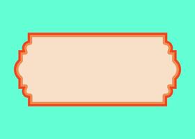 Classic retro label for advertising badge and tag vector