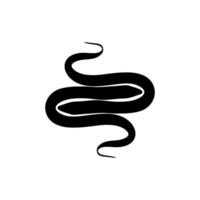 Pair of Eels Silhouette, Flat Style, can use for Logo, Pictogram, Website, Apps and or Graphic Design Element vector