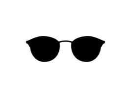 Sun Eye Glasses Silhouette, Front View, Flat Style, can use for Pictogram, Logo Gram, Apps, Art Illustration, Template for Avatar Profile Image, Website, or Graphic Design Element vector