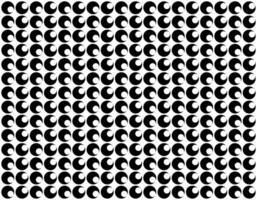 Motif Pattern Created by Deformation of the Circle Shape. Modern and Contemporary Style. Can use for Decoration, Background, Tile, Wallpaper, Wrapping, Fabric, Textile, Carpet, etc vector