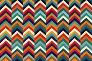 Chevron geometric seamless pattern. Zig zag fabric print. Chevron abstract repeating pattern. Scrapbook striped geometry. Carpet ornament. vector