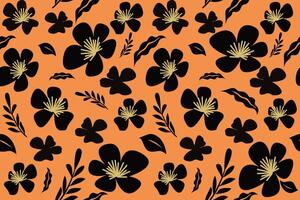 leaf pattern, leaves pattern, flower pattern, abstract pattern. illustration vector