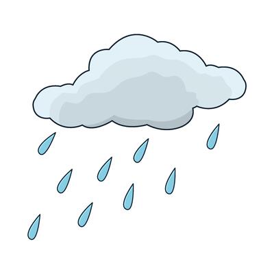 illustration of rain