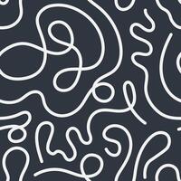 Fluidity Line Seamless Pattern vector